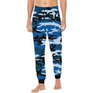 Blue Camo Pajama Bottoms