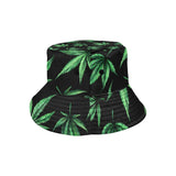 Leafy Pattern Bucket Hat