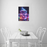 Cubes Canvas Print 12x16 inch