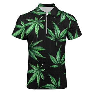 Weed Short Sleeve Polo Shirt