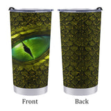 Green Dragon Eye Travel Coffee Mug 20 Oz