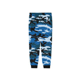 Blue Camo Pajama Bottoms