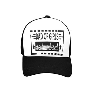 Dad of Girls Outnumbered Baseball Cap