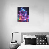 Cubes Canvas Print 12x16 inch