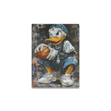 Duck Baller Canvas Print 12x16 inch