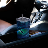 Blue Dragon Eye Travel Coffee Mug 20 Oz