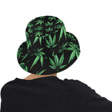 Leafy Pattern Bucket Hat