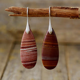 Natural Stone Waterdrop Shape Earrings