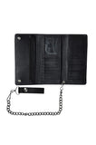 Biker Bifold Chain Wallet Credit Card Slots