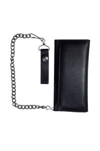 Biker Bifold Chain Wallet Credit Card Slots