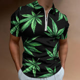 Weed Short Sleeve Polo Shirt