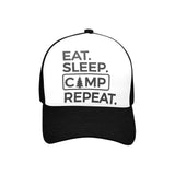 Eat Sleep Camp Repeat Baseball Cap