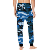 Blue Camo Pajama Bottoms