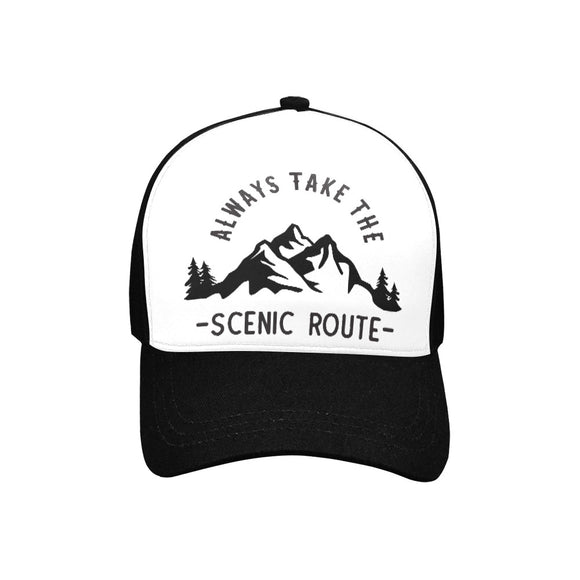 Always Take the Scenic Route Baseball Cap