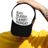 Eat Sleep Camp Repeat Baseball Cap