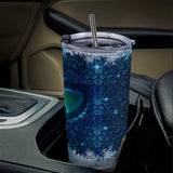 Blue Dragon Eye Travel Coffee Mug 20 Oz