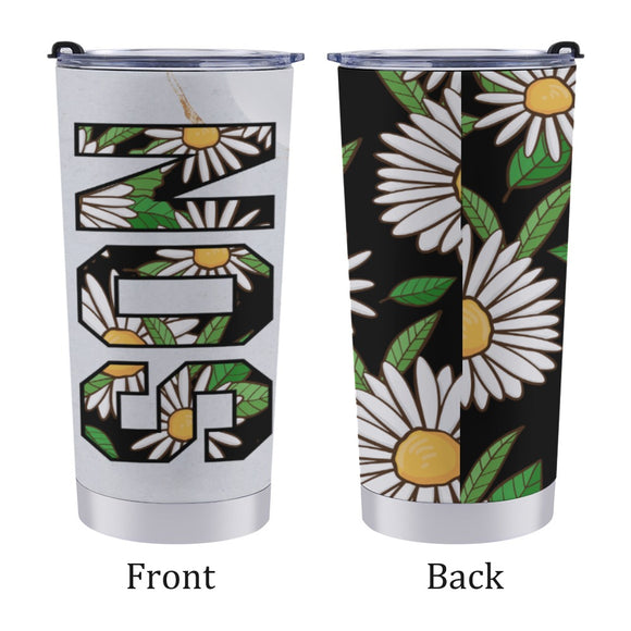 Daisies Son Travel Coffee Mug 20 Oz