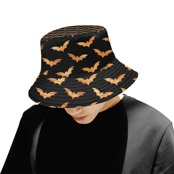 Gold Bats Bucket Hat