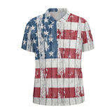 Patriotic Straight Polo Shirt