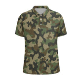 Camouflage Straight Polo Shirt