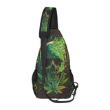 Weed Skull Chest Bag