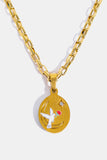 Stainless Steel 18K Gold-Plated Necklace