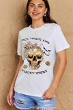 Simply Love Full Size THICK THIGHS AND SPOOKY VIBES Graphic Cotton T-Shirt