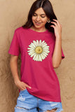 Simply Love Full Size FLOWER Graphic Cotton Tee