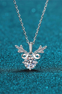 1 Carat Moissanite 925 Sterling Silver Necklace