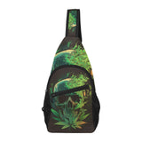 Weed Skull Chest Bag