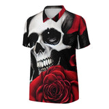 Skulls and Roses Straight Polo Shirt