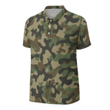 Camouflage Straight Polo Shirt