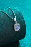 1 Carat Moissanite 925 Sterling Silver Necklace