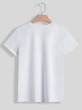 Rabbit Round Neck Short Sleeve T-Shirt