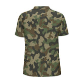 Camouflage Straight Polo Shirt