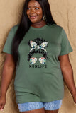 Simply Love Full Size MOM LIFE Graphic Cotton Tee