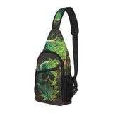 Weed Skull Chest Bag