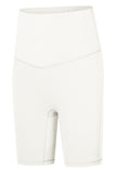 Seamless High-Rise Wide Waistband Biker Shorts