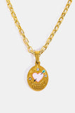 Stainless Steel 18K Gold-Plated Necklace