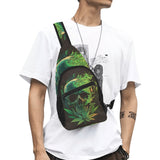 Weed Skull Chest Bag