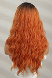 13*2" Lace Front Wigs Synthetic Long Wave 24" 150% Density