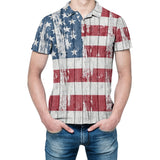 Patriotic Straight Polo Shirt