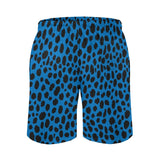 Men's Print Casual Beach Shorts - Blue