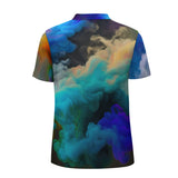 Colorful Clouds Straight Polo Shirt