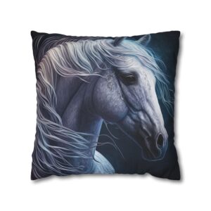 Spun Polyester Square Pillowcase