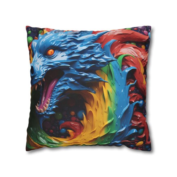 Spun Polyester Square Pillowcase