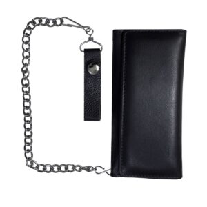Biker Bifold Chain Wallet Credit Card Slots