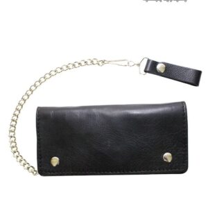 Men's Black 3 Component Naked Cowhide Leather Wallet